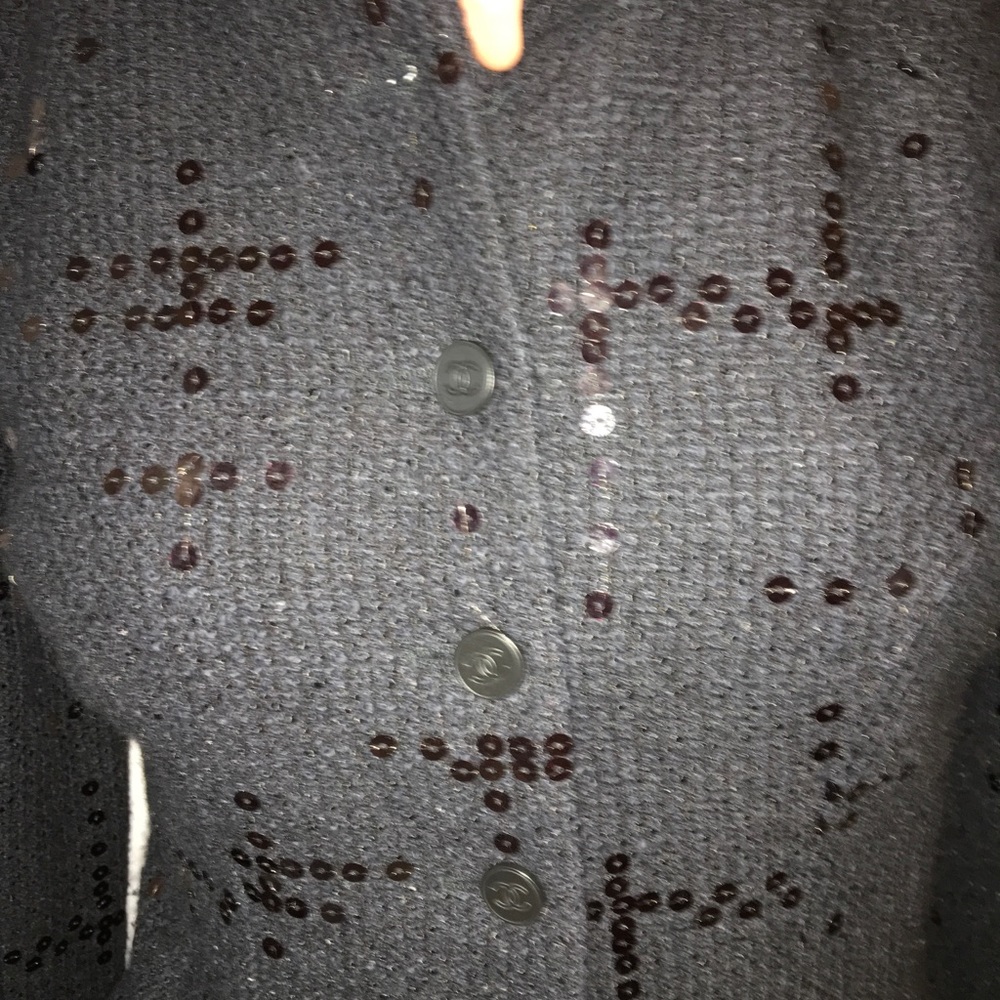 SOLD Chanel Sequin Suit French size 38 - Picture 8 of 16